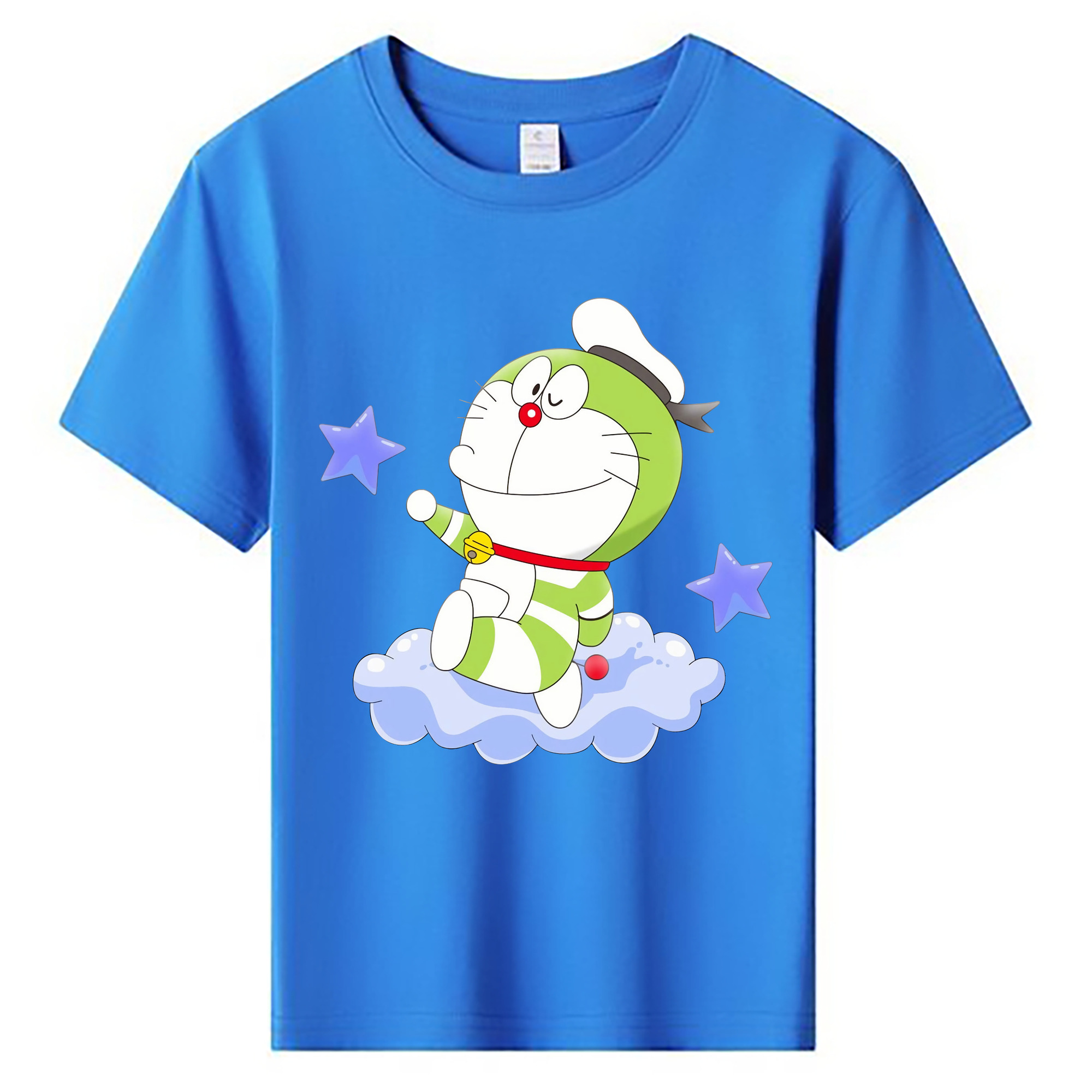 （画像用） ドラえもん Doraemon 綿100％キッズTシャツ（フロントプリント）
